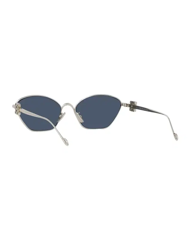 Men 's LW40115UM Metal Cat-Eye Sunglasses
