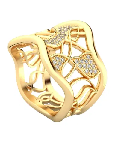 Jamie Turner River Cocktail Ring with Diamonds | Thumbnail 1