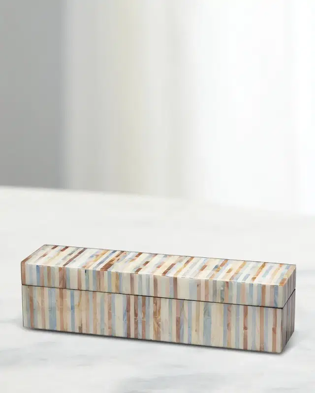 Jamie Young Roosevelt Large Mother-of-Pearl Box