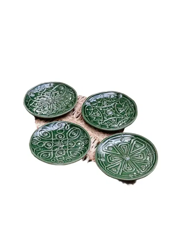 Juliska Jardins Du Monde Assorted Side/Cocktail Plates, Set of 4