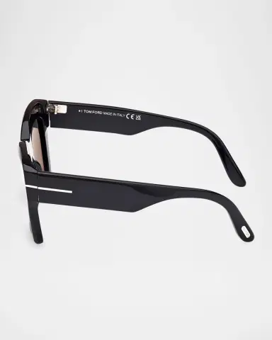TOM FORD Luna Polarized Butterfly Sunglasses | Thumbnail 4