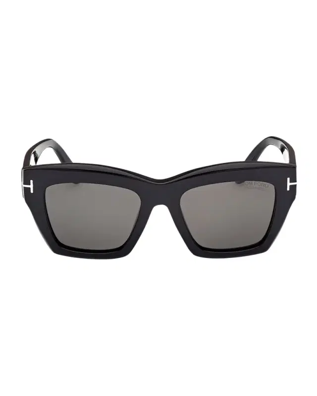 TOM FORD Luna Polarized Butterfly Sunglasses