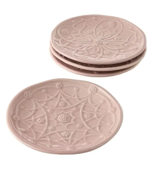 Juliska Jardins Du Monde Assorted Side/Cocktail Plates, Set of 4