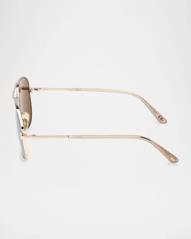 Tom Ford Clark Metal Aviator Sunglasses | Thumbnail 4