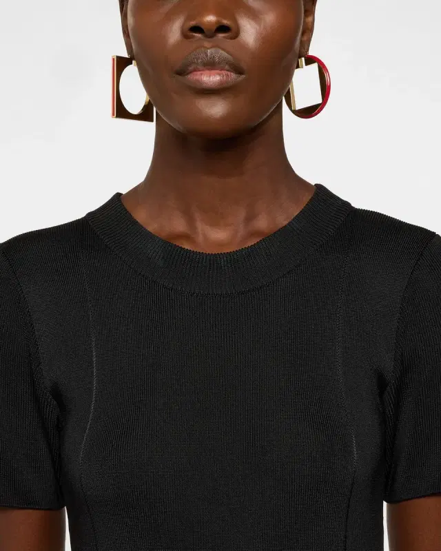 Les Creoles Rond Geometric Earrings