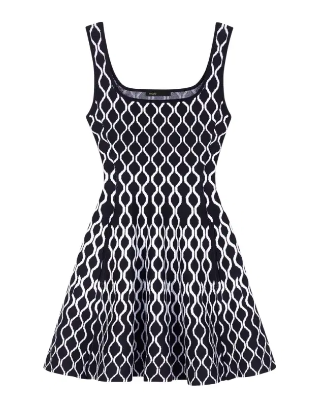 Maje Russel Knit Mini Dress