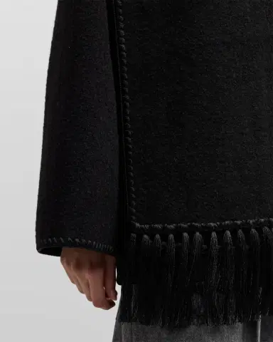 Toteme Fringe Embroidered Scarf Wool Jacket | Thumbnail 6 Toteme Fringe Embroidered Scarf Wool Jacket | Thumbnail 6
