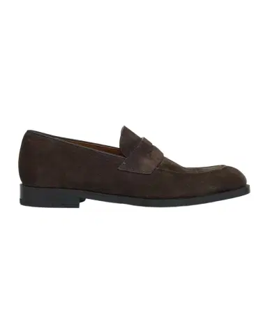 Zegna Men's Suede Rubber-Sole Penny Loafers | Thumbnail 1 Zegna Men's Suede Rubber-Sole Penny Loafers | Thumbnail 1