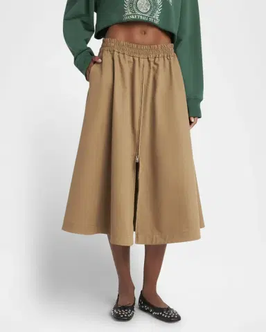 Golden Goose Journey Zip-Front Circle Skirt | Thumbnail 4 Golden Goose Journey Zip-Front Circle Skirt | Thumbnail 4