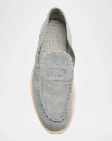 John Lobb Men's Pace Suede Loafers | Thumbnail 4 John Lobb Men's Pace Suede Loafers | Thumbnail 4