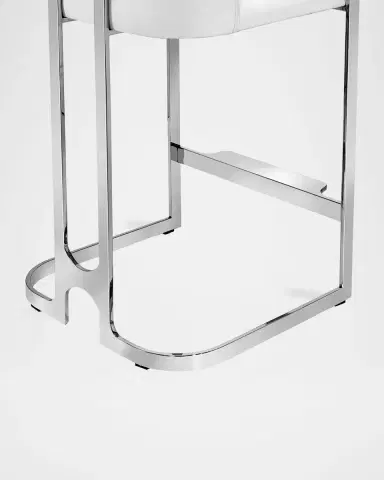 Interlude Home Banks 26" Vegan Leather Counter Stool | Thumbnail 5