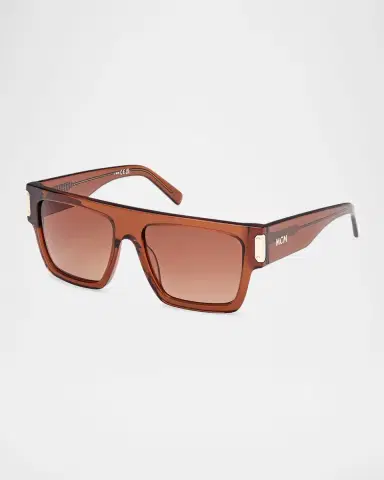 MCM Men 's MW0011M Acetate Rectangle Sunglasses | Thumbnail 3 MCM Men 's MW0011M Acetate Rectangle Sunglasses | Thumbnail 3