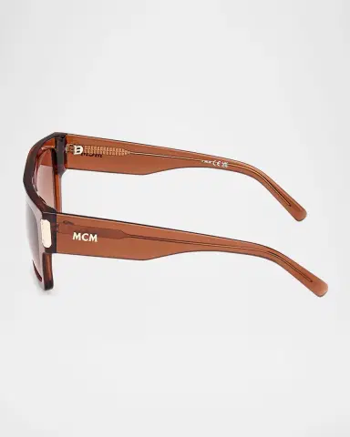 MCM Men 's MW0011M Acetate Rectangle Sunglasses | Thumbnail 4 MCM Men 's MW0011M Acetate Rectangle Sunglasses | Thumbnail 4