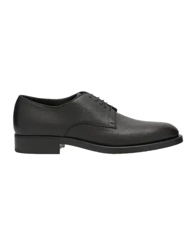 Giorgio Armani Men's Grained Leather Derby Shoes | Thumbnail 1 Giorgio Armani Men's Grained Leather Derby Shoes | Thumbnail 1
