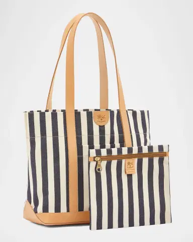 Il Bisonte Caramella Medium Canvas Shopper Tote Bag | Thumbnail 3 Il Bisonte Caramella Medium Canvas Shopper Tote Bag | Thumbnail 3