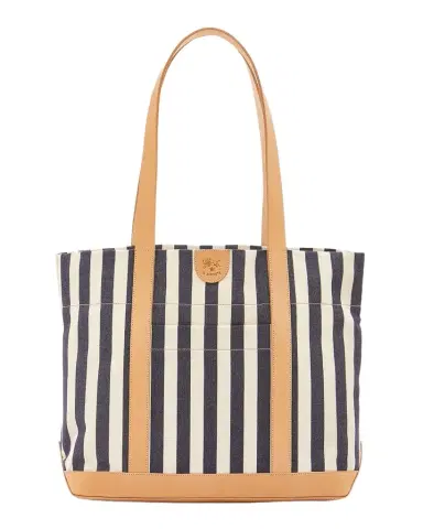 Il Bisonte Caramella Medium Canvas Shopper Tote Bag | Thumbnail 1 Il Bisonte Caramella Medium Canvas Shopper Tote Bag | Thumbnail 1