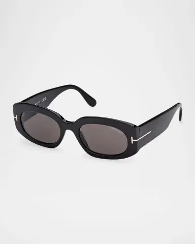 Tom Ford Cielle Oval Acetate Sunglasses | Thumbnail 3 Tom Ford Cielle Oval Acetate Sunglasses | Thumbnail 3