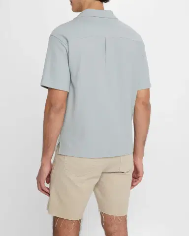 Frame Men's Relaxed Jacquard Camp Shirt | Thumbnail 2