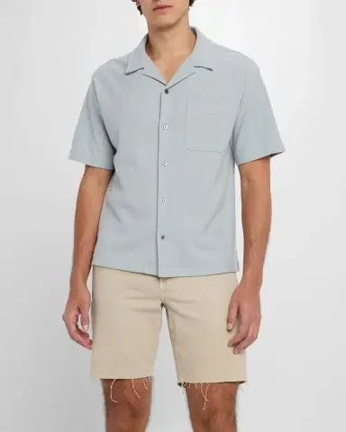 Frame Men's Relaxed Jacquard Camp Shirt | Thumbnail 3