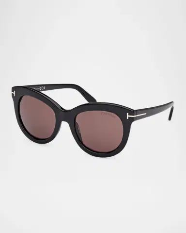 Tom Ford Odette Round Acetate Sunglasses | Thumbnail 3 Tom Ford Odette Round Acetate Sunglasses | Thumbnail 3