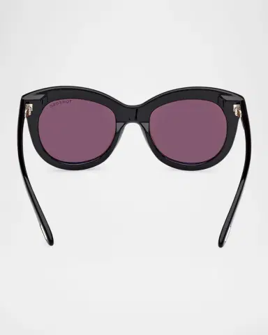 Tom Ford Odette Round Acetate Sunglasses | Thumbnail 5 Tom Ford Odette Round Acetate Sunglasses | Thumbnail 5