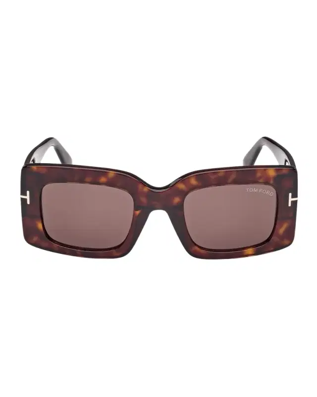 TOM FORD Brigitta Rectangle Acetate Sunglasses