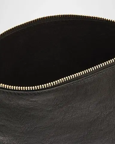 Il Bisonte Snodo Zip Leather Clutch Bag | Thumbnail 4