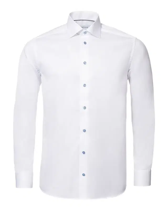 Men 's Slim Fit Twill Dress Shirt