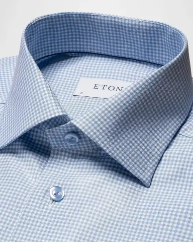 Eton Men's Slim Fit Twill Dress Shirt | Thumbnail 2