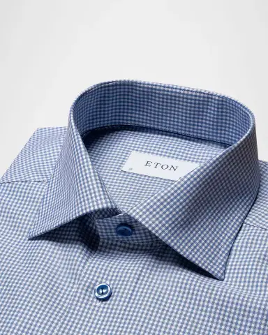Eton Men's Slim Fit Twill Dress Shirt | Thumbnail 3