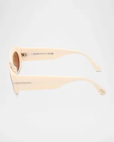 Tom Ford Cielle Oval Acetate Sunglasses | Thumbnail 4 Tom Ford Cielle Oval Acetate Sunglasses | Thumbnail 4
