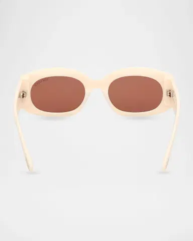 Tom Ford Cielle Oval Acetate Sunglasses | Thumbnail 5 Tom Ford Cielle Oval Acetate Sunglasses | Thumbnail 5