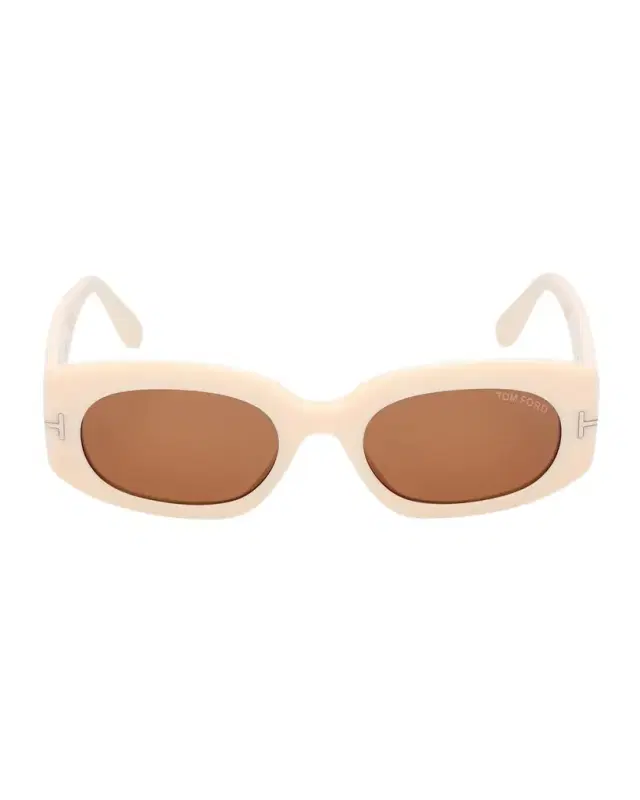 TOM FORD Cielle Oval Acetate Sunglasses