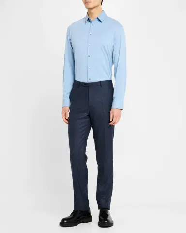 Giorgio Armani Men's Flex Tortona Cotton Jersey Sport Shirt | Thumbnail 2 Giorgio Armani Men's Flex Tortona Cotton Jersey Sport Shirt | Thumbnail 2