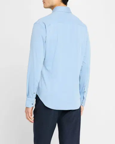 Giorgio Armani Men's Flex Tortona Cotton Jersey Sport Shirt | Thumbnail 3 Giorgio Armani Men's Flex Tortona Cotton Jersey Sport Shirt | Thumbnail 3