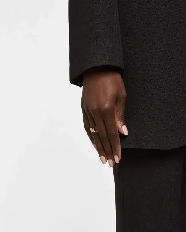 Icon 18K Yellow Gold GG Wide Ring