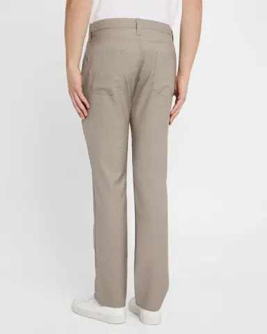 Emporio Armani Men's Textured Wool 5-Pocket Pants | Thumbnail 3
