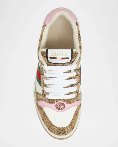 Gucci Screener GG Canvas and Leather Sneakers | Thumbnail 5 Gucci Screener GG Canvas and Leather Sneakers | Thumbnail 5