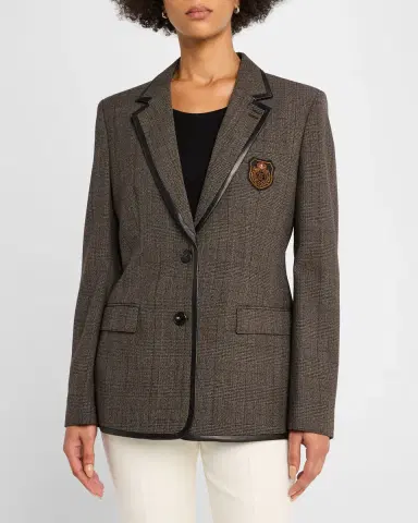 The Kooples Prince of Wales Crest Jacket | Thumbnail 4