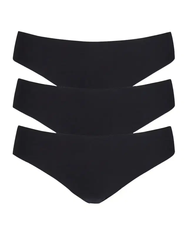 Butter Ultra-Soft Stretch Thongs, Pack of 3