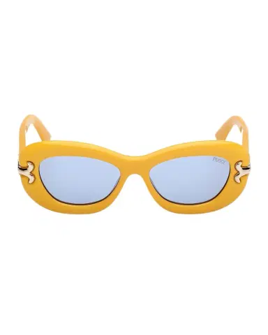 PUCCI Filigree Acetate Oval Sunglasses | Thumbnail 1