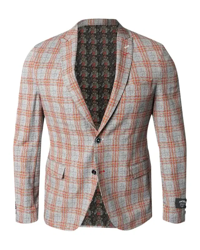 Men 's Descartes Spanish Plaid Unconstructed Blazer