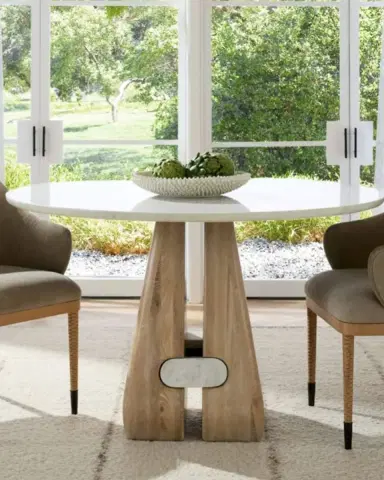 Arteriors Melt Dining Table, 48" Round | Thumbnail 6