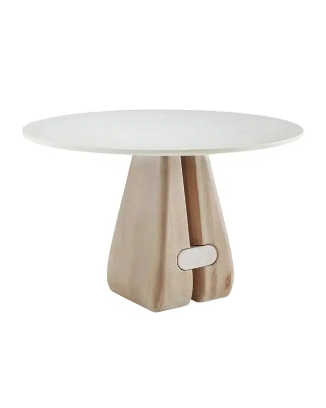 Arteriors Melt Dining Table, 48" Round