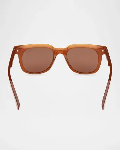 Zegna Men's Square Acetate Sunglasses | Thumbnail 5 Zegna Men's Square Acetate Sunglasses | Thumbnail 5