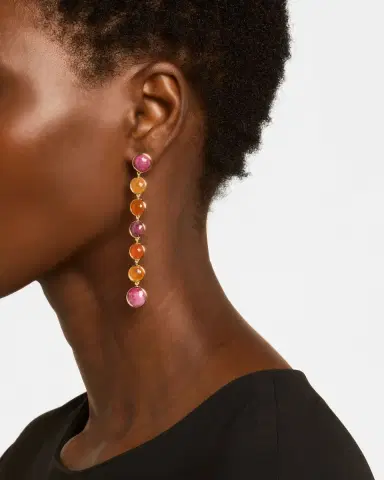 Ippolita Lollipop 18K Yellow Gold 7-Stone Chandelier Drop Earrings | Thumbnail 1