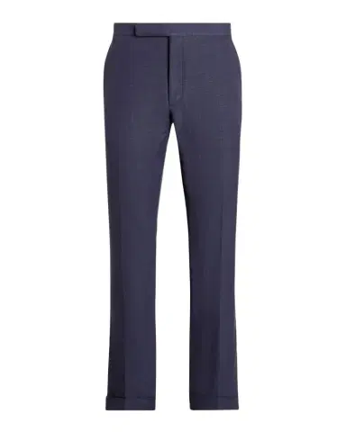 Ralph Lauren Purple Label Men's Gregory Hand-Tailored Silk-Linen Trouser | Thumbnail 1