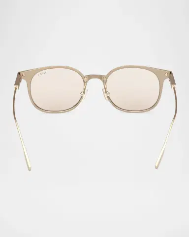 Zegna Men's Round Metal Sunglasses | Thumbnail 5