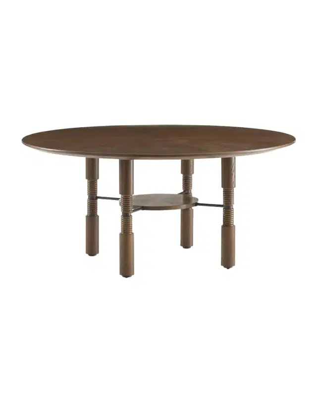 Arteriors Heger Dining Table, 65" Round