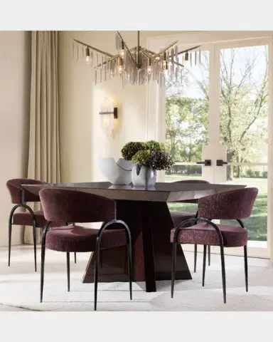 Arteriors Hogarth Dining Table, 52" Square | Thumbnail 3